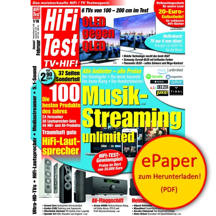 HIFI TEST TV VIDEO 1/2018 (epaper)