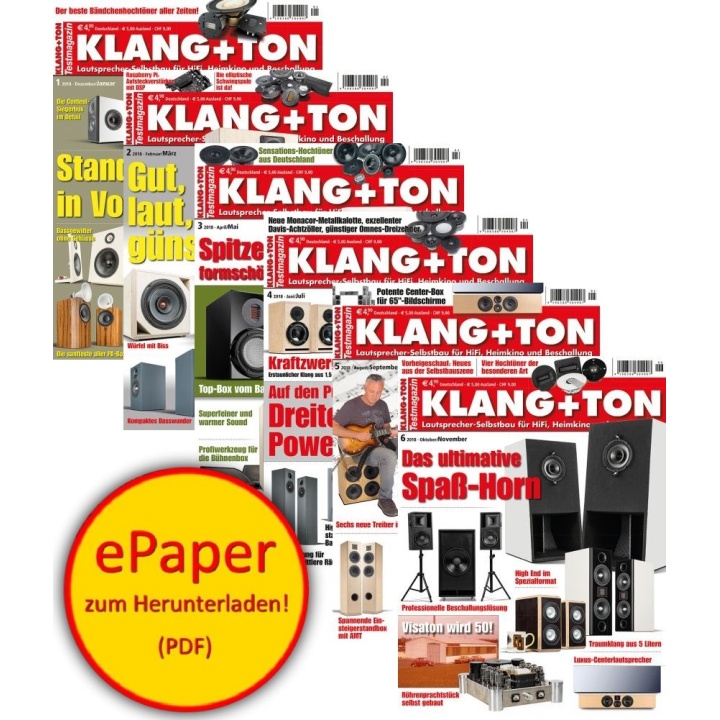 Klang + Ton - Archiv 2018 (ePaper)