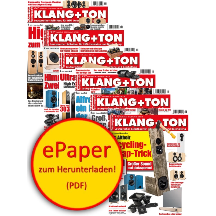 Klang + Ton - Archiv 2019 (ePaper)
