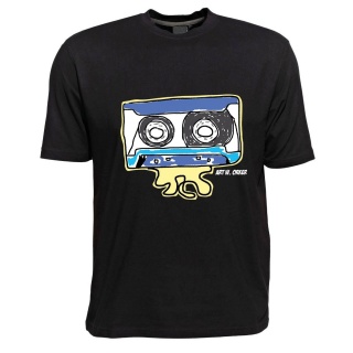 Pop Art T-Shirt von Art W. Orker, Motiv Kassette