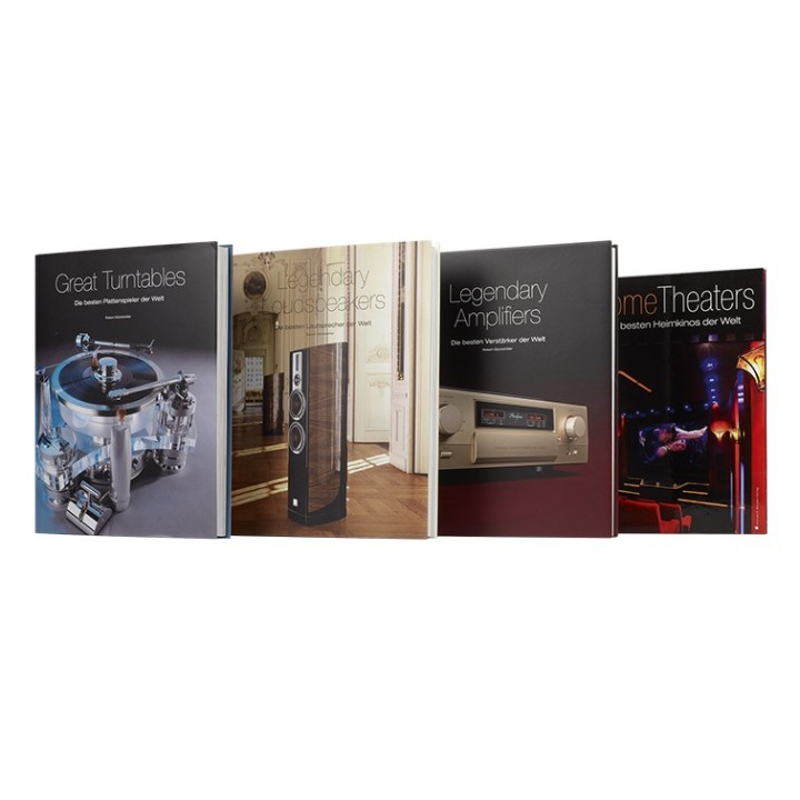 4er Hifi-Bildbandsammlung (komplette Hifi-Trilogie + Home Theaters)