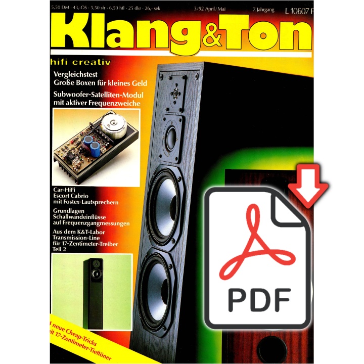 Klang & Ton 3/1992 (epaper)