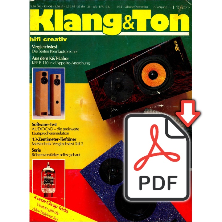 Klang & Ton 6/1992 (epaper)