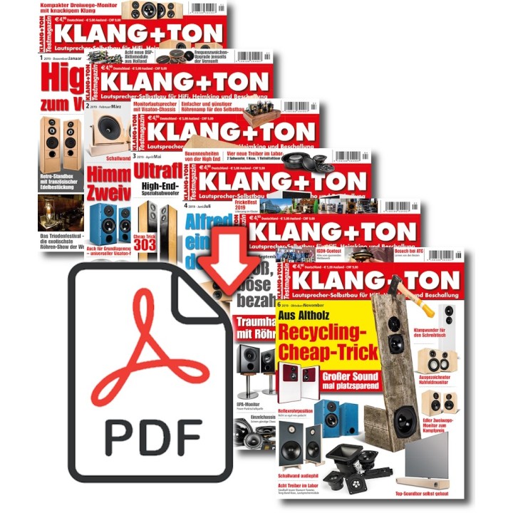 Klang + Ton - Archiv 2019 als ePaper/PDF kaufen