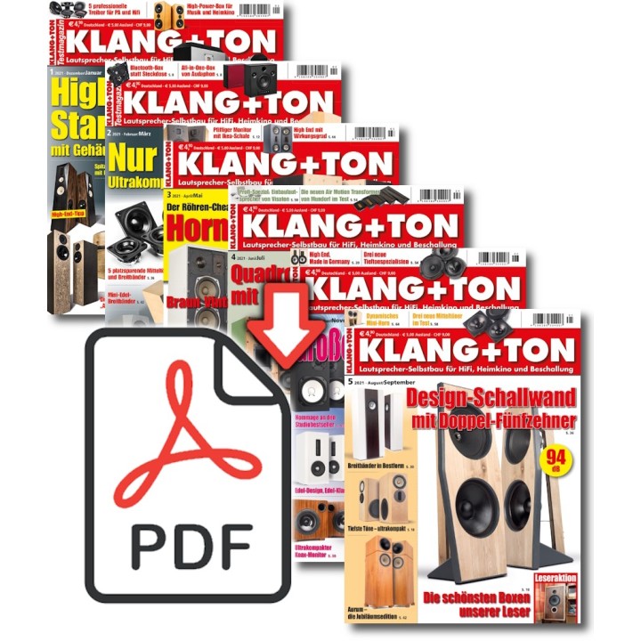 Klang + Ton - Archiv 2021 als ePaper/PDF kaufen