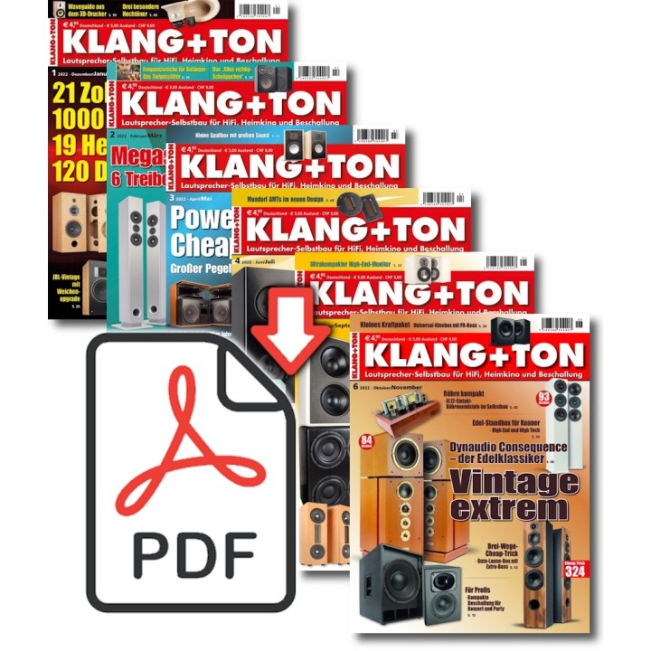 Klang + Ton - Archiv 2022 als ePaper/PDF kaufen