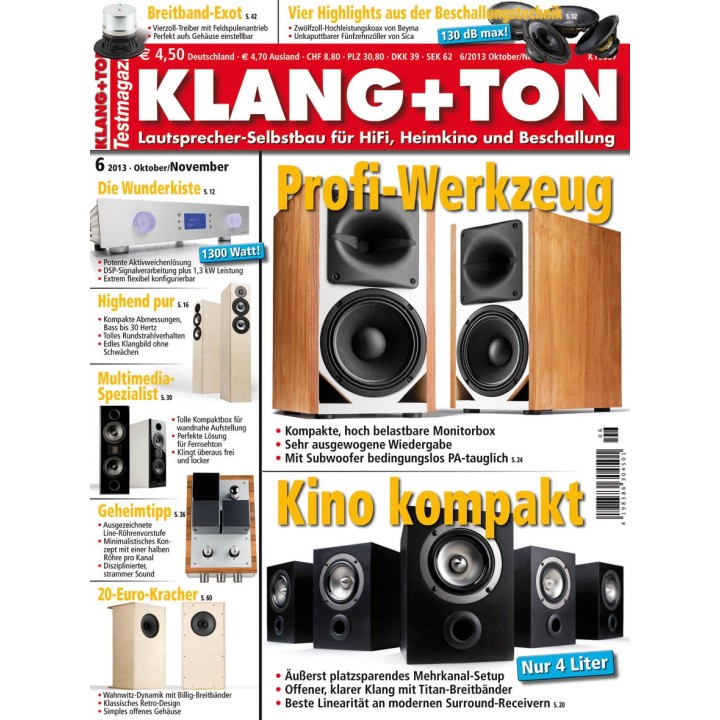 Klang + Ton - Archiv 2013 (ePaper)