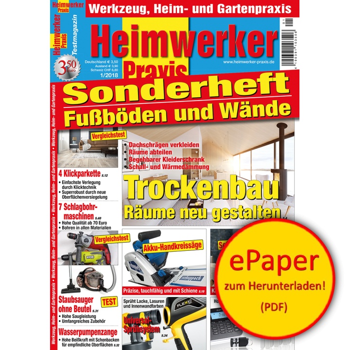 Heimwerker Praxis Sonderheft 1/2018 (epaper)