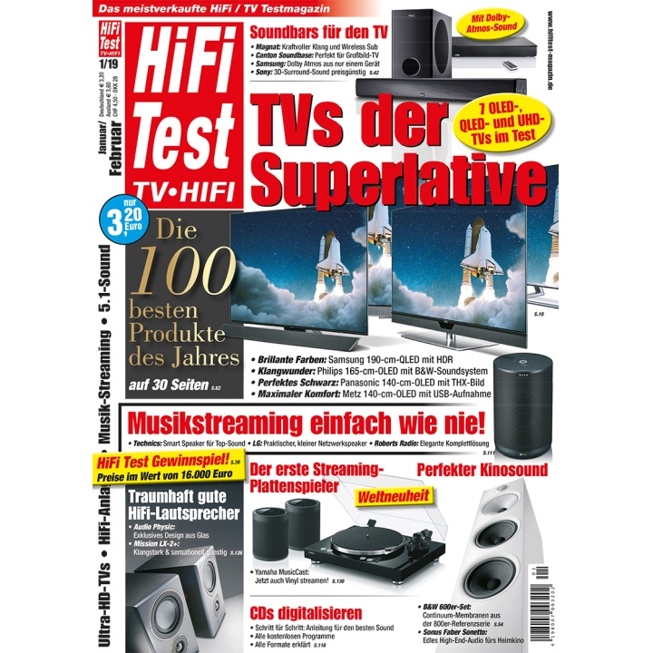HIFI TEST TV VIDEO 1/2019 (print)